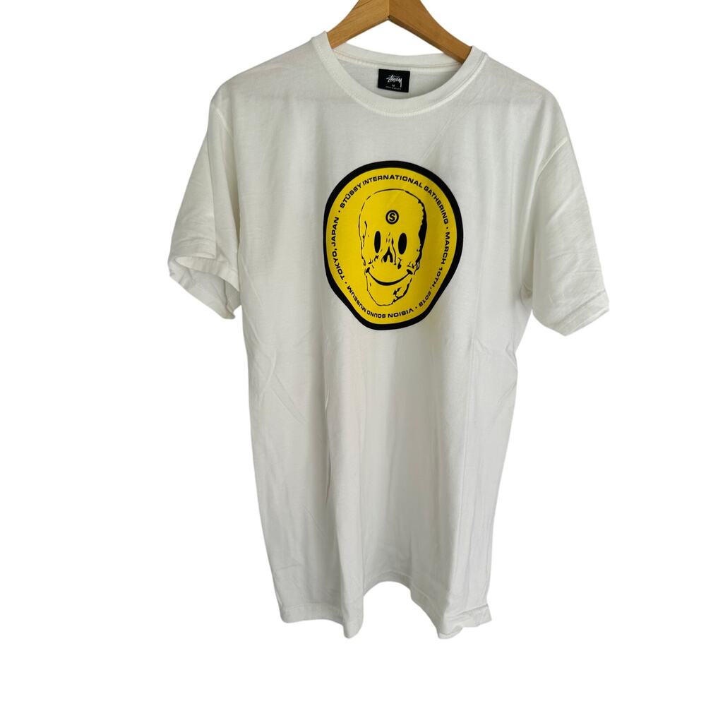 NWOT Stüssy x Deviation Bad Bad not Good men's tee-Med